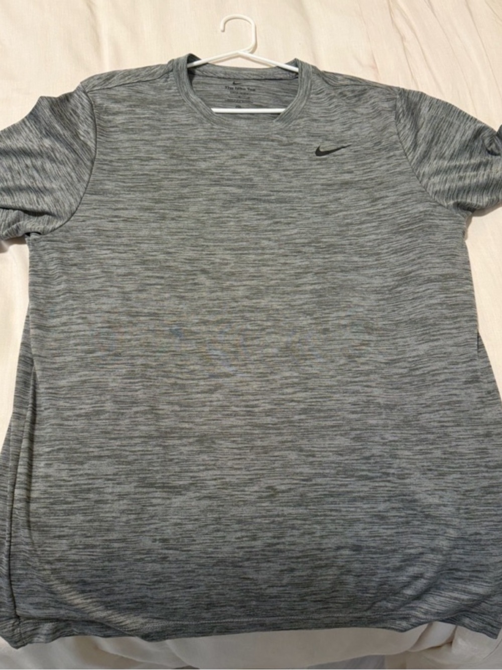 Nike Men's Grey Heather Short Sleeve Performance Tee